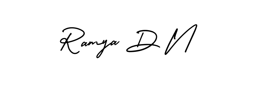 See photos of Ramya D N official signature by Spectra . Check more albums & portfolios. Read reviews & check more about AmerikaSignatureDemo-Regular font. Ramya D N signature style 3 images and pictures png