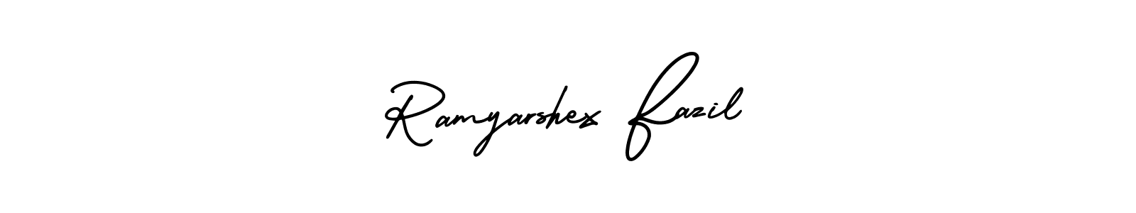 Once you've used our free online signature maker to create your best signature AmerikaSignatureDemo-Regular style, it's time to enjoy all of the benefits that Ramyarshex Fazil name signing documents. Ramyarshex Fazil signature style 3 images and pictures png