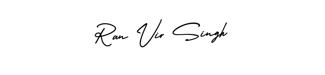 Ran Vir Singh stylish signature style. Best Handwritten Sign (AmerikaSignatureDemo-Regular) for my name. Handwritten Signature Collection Ideas for my name Ran Vir Singh. Ran Vir Singh signature style 3 images and pictures png