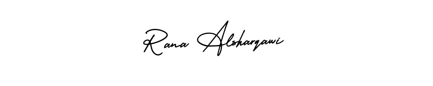 How to make Rana Alsharqawi signature? AmerikaSignatureDemo-Regular is a professional autograph style. Create handwritten signature for Rana Alsharqawi name. Rana Alsharqawi signature style 3 images and pictures png