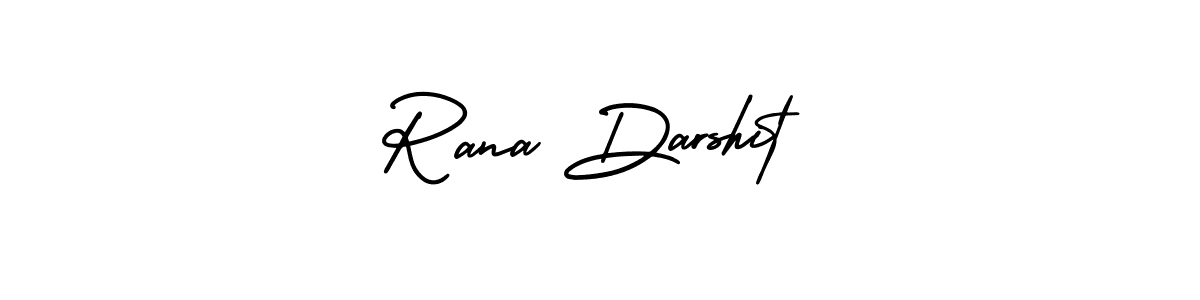 Create a beautiful signature design for name Rana Darshit. With this signature (AmerikaSignatureDemo-Regular) fonts, you can make a handwritten signature for free. Rana Darshit signature style 3 images and pictures png