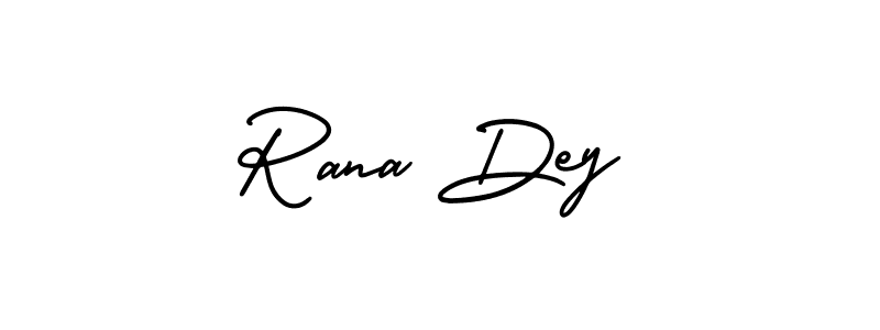 Also You can easily find your signature by using the search form. We will create Rana Dey name handwritten signature images for you free of cost using AmerikaSignatureDemo-Regular sign style. Rana Dey signature style 3 images and pictures png