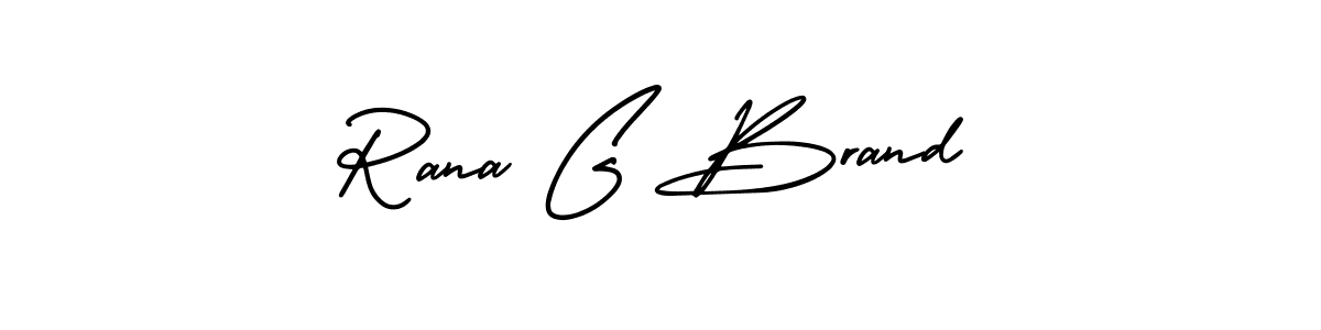 AmerikaSignatureDemo-Regular is a professional signature style that is perfect for those who want to add a touch of class to their signature. It is also a great choice for those who want to make their signature more unique. Get Rana G Brand name to fancy signature for free. Rana G Brand signature style 3 images and pictures png