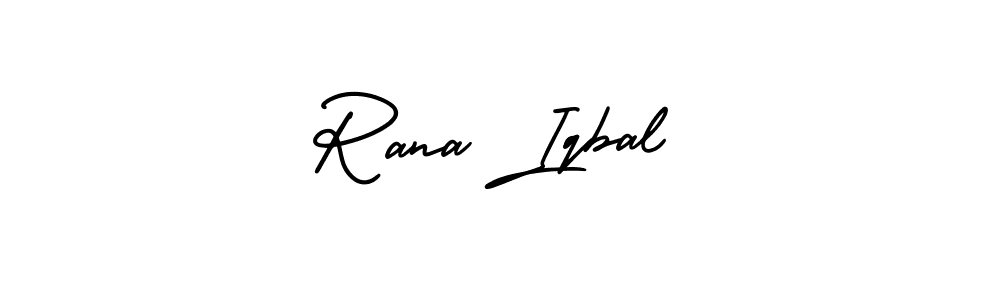if you are searching for the best signature style for your name Rana Iqbal. so please give up your signature search. here we have designed multiple signature styles  using AmerikaSignatureDemo-Regular. Rana Iqbal signature style 3 images and pictures png