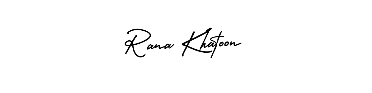 Similarly AmerikaSignatureDemo-Regular is the best handwritten signature design. Signature creator online .You can use it as an online autograph creator for name Rana Khatoon. Rana Khatoon signature style 3 images and pictures png