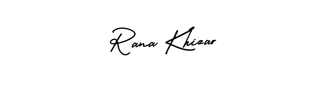 How to Draw Rana Khizar signature style? AmerikaSignatureDemo-Regular is a latest design signature styles for name Rana Khizar. Rana Khizar signature style 3 images and pictures png