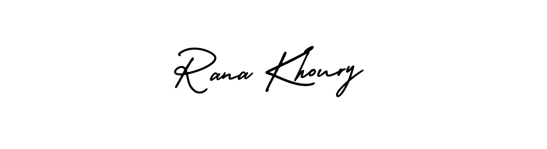 Make a beautiful signature design for name Rana Khoury. Use this online signature maker to create a handwritten signature for free. Rana Khoury signature style 3 images and pictures png