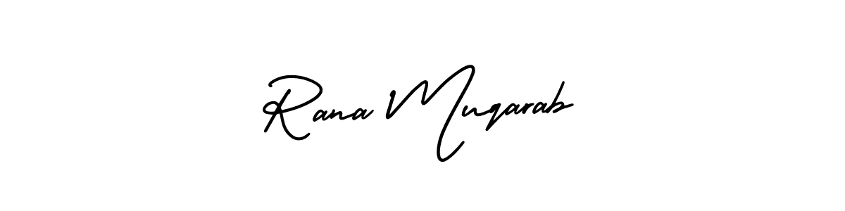 Make a beautiful signature design for name Rana Muqarab. Use this online signature maker to create a handwritten signature for free. Rana Muqarab signature style 3 images and pictures png