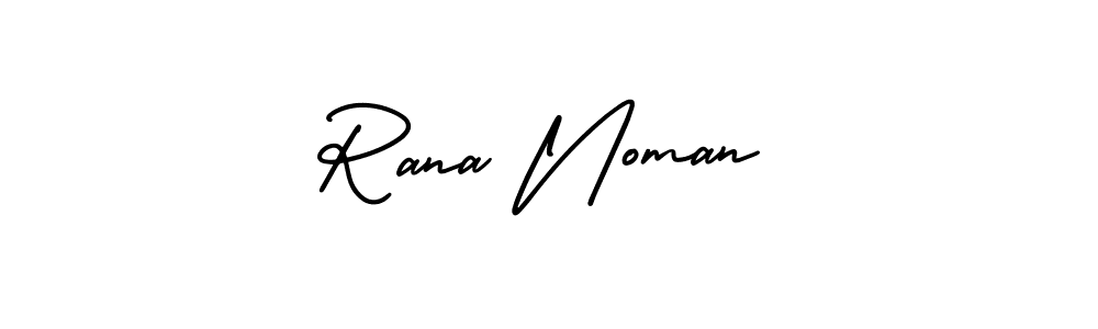 Also we have Rana Noman name is the best signature style. Create professional handwritten signature collection using AmerikaSignatureDemo-Regular autograph style. Rana Noman signature style 3 images and pictures png