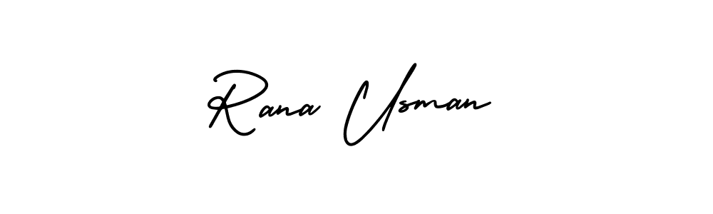 if you are searching for the best signature style for your name Rana Usman. so please give up your signature search. here we have designed multiple signature styles  using AmerikaSignatureDemo-Regular. Rana Usman signature style 3 images and pictures png