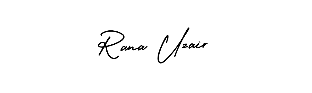 AmerikaSignatureDemo-Regular is a professional signature style that is perfect for those who want to add a touch of class to their signature. It is also a great choice for those who want to make their signature more unique. Get Rana Uzair name to fancy signature for free. Rana Uzair signature style 3 images and pictures png