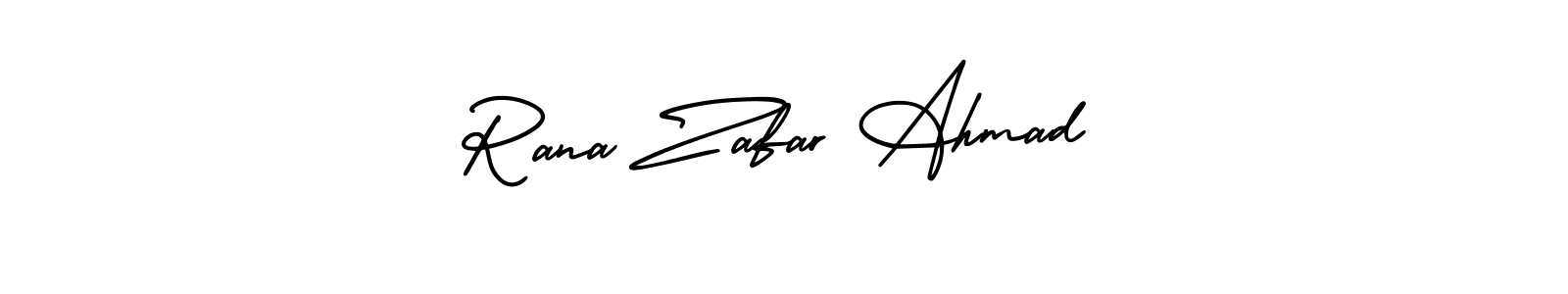 How to make Rana Zafar Ahmad name signature. Use AmerikaSignatureDemo-Regular style for creating short signs online. This is the latest handwritten sign. Rana Zafar Ahmad signature style 3 images and pictures png