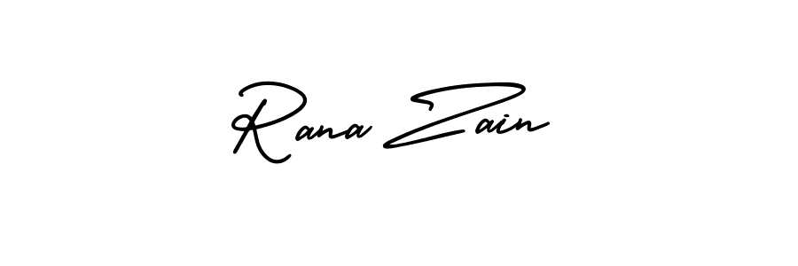 AmerikaSignatureDemo-Regular is a professional signature style that is perfect for those who want to add a touch of class to their signature. It is also a great choice for those who want to make their signature more unique. Get Rana Zain name to fancy signature for free. Rana Zain signature style 3 images and pictures png