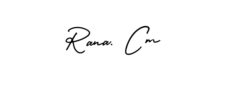 Also we have Rana. Cm name is the best signature style. Create professional handwritten signature collection using AmerikaSignatureDemo-Regular autograph style. Rana. Cm signature style 3 images and pictures png