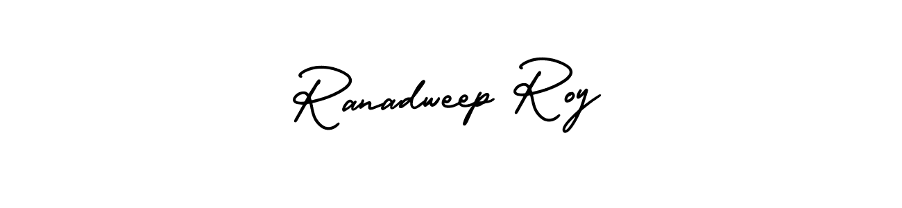 Similarly AmerikaSignatureDemo-Regular is the best handwritten signature design. Signature creator online .You can use it as an online autograph creator for name Ranadweep Roy. Ranadweep Roy signature style 3 images and pictures png