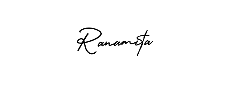 Also You can easily find your signature by using the search form. We will create Ranamita name handwritten signature images for you free of cost using AmerikaSignatureDemo-Regular sign style. Ranamita signature style 3 images and pictures png