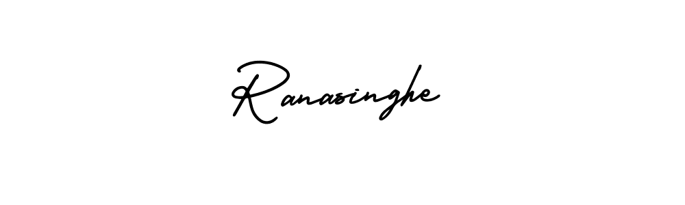 Design your own signature with our free online signature maker. With this signature software, you can create a handwritten (AmerikaSignatureDemo-Regular) signature for name Ranasinghe. Ranasinghe signature style 3 images and pictures png