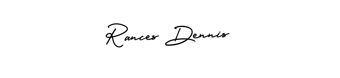 Also we have Rances Dennis name is the best signature style. Create professional handwritten signature collection using AmerikaSignatureDemo-Regular autograph style. Rances Dennis signature style 3 images and pictures png