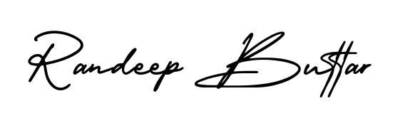Make a beautiful signature design for name Randeep Buttar. With this signature (AmerikaSignatureDemo-Regular) style, you can create a handwritten signature for free. Randeep Buttar signature style 3 images and pictures png