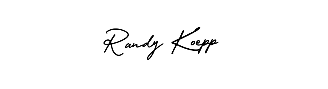 Make a beautiful signature design for name Randy Koepp. Use this online signature maker to create a handwritten signature for free. Randy Koepp signature style 3 images and pictures png