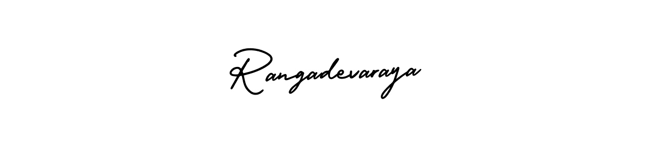 Also we have Rangadevaraya name is the best signature style. Create professional handwritten signature collection using AmerikaSignatureDemo-Regular autograph style. Rangadevaraya signature style 3 images and pictures png