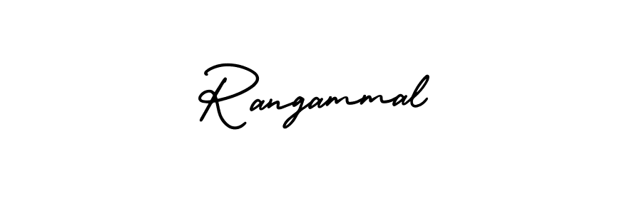 Make a beautiful signature design for name Rangammal. With this signature (AmerikaSignatureDemo-Regular) style, you can create a handwritten signature for free. Rangammal signature style 3 images and pictures png