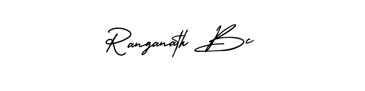 How to make Ranganath Bc signature? AmerikaSignatureDemo-Regular is a professional autograph style. Create handwritten signature for Ranganath Bc name. Ranganath Bc signature style 3 images and pictures png