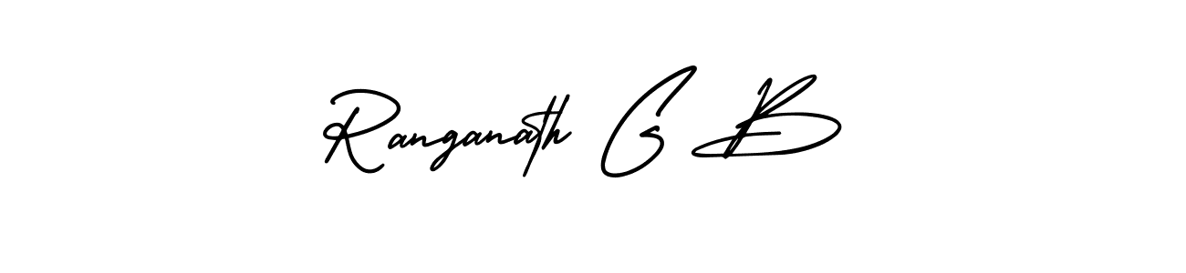 Also You can easily find your signature by using the search form. We will create Ranganath G B name handwritten signature images for you free of cost using AmerikaSignatureDemo-Regular sign style. Ranganath G B signature style 3 images and pictures png