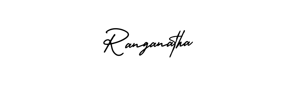 Make a beautiful signature design for name Ranganatha. With this signature (AmerikaSignatureDemo-Regular) style, you can create a handwritten signature for free. Ranganatha signature style 3 images and pictures png