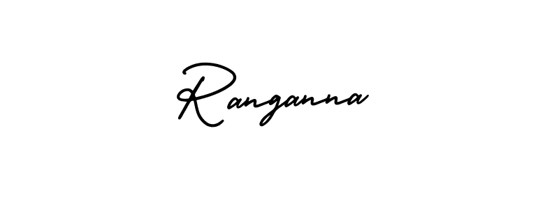 How to make Ranganna signature? AmerikaSignatureDemo-Regular is a professional autograph style. Create handwritten signature for Ranganna name. Ranganna signature style 3 images and pictures png