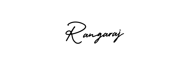 You should practise on your own different ways (AmerikaSignatureDemo-Regular) to write your name (Rangaraj) in signature. don't let someone else do it for you. Rangaraj signature style 3 images and pictures png