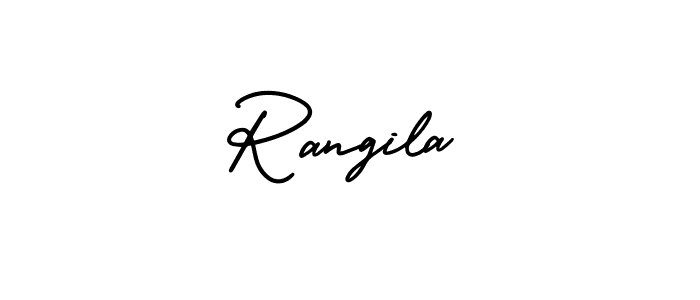 How to Draw Rangila signature style? AmerikaSignatureDemo-Regular is a latest design signature styles for name Rangila. Rangila signature style 3 images and pictures png