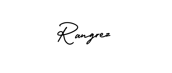 Also we have Rangrez name is the best signature style. Create professional handwritten signature collection using AmerikaSignatureDemo-Regular autograph style. Rangrez signature style 3 images and pictures png