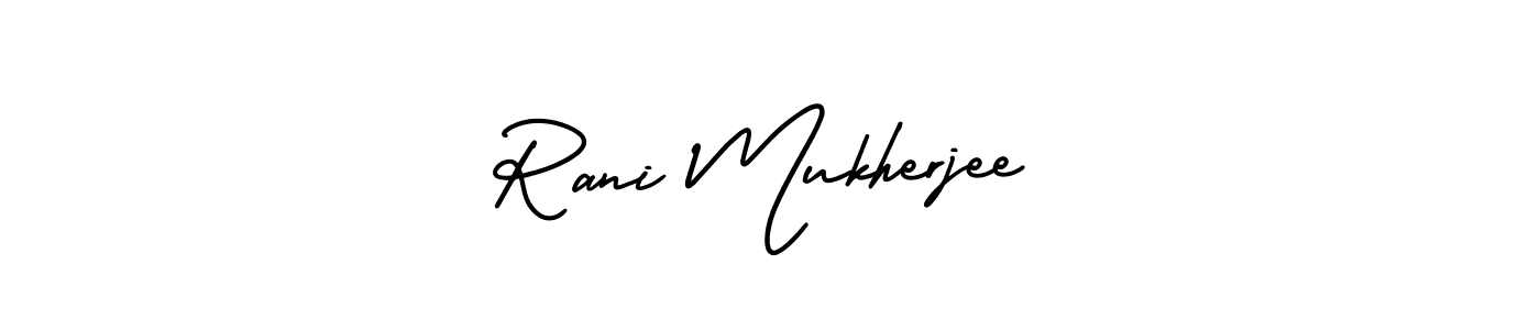 How to make Rani Mukherjee signature? AmerikaSignatureDemo-Regular is a professional autograph style. Create handwritten signature for Rani Mukherjee name. Rani Mukherjee signature style 3 images and pictures png