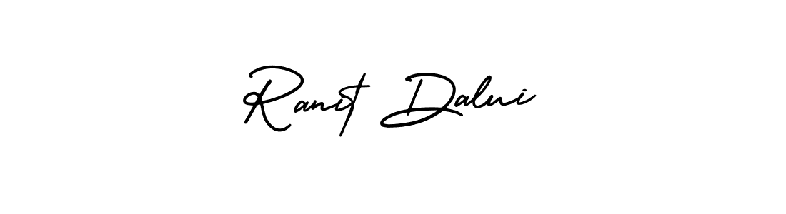 Make a beautiful signature design for name Ranit Dalui. With this signature (AmerikaSignatureDemo-Regular) style, you can create a handwritten signature for free. Ranit Dalui signature style 3 images and pictures png