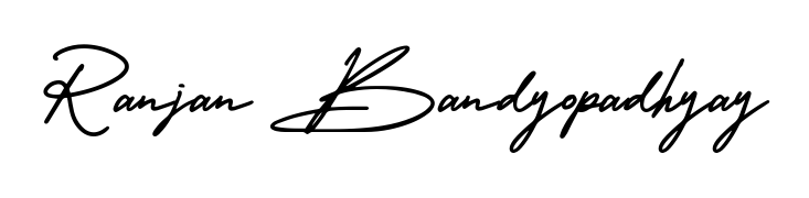 Achieve flawless digital penmanship with Ranjan Bandyopadhyay name in AmerikaSignatureDemo-Regular font. The perfect tool for creating online signatures. Ranjan Bandyopadhyay signature style 3 images and pictures png