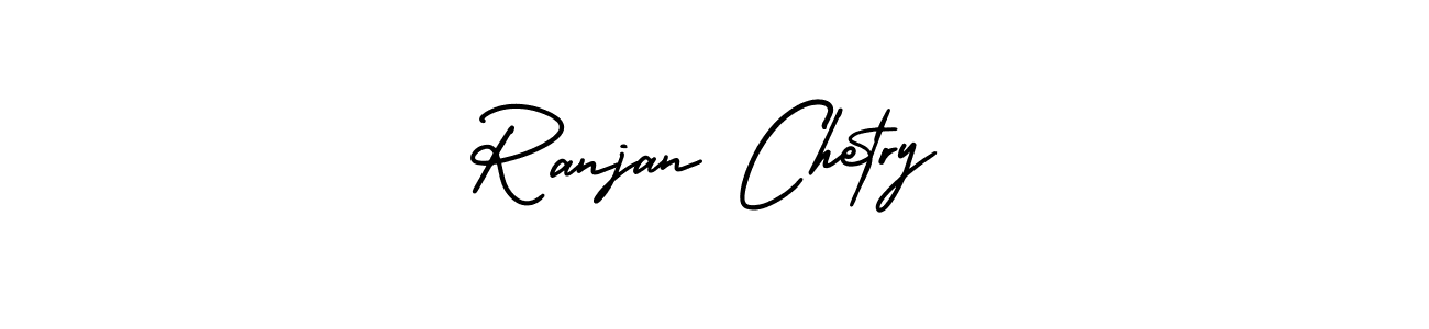 Make a beautiful signature design for name Ranjan Chetry. With this signature (AmerikaSignatureDemo-Regular) style, you can create a handwritten signature for free. Ranjan Chetry signature style 3 images and pictures png