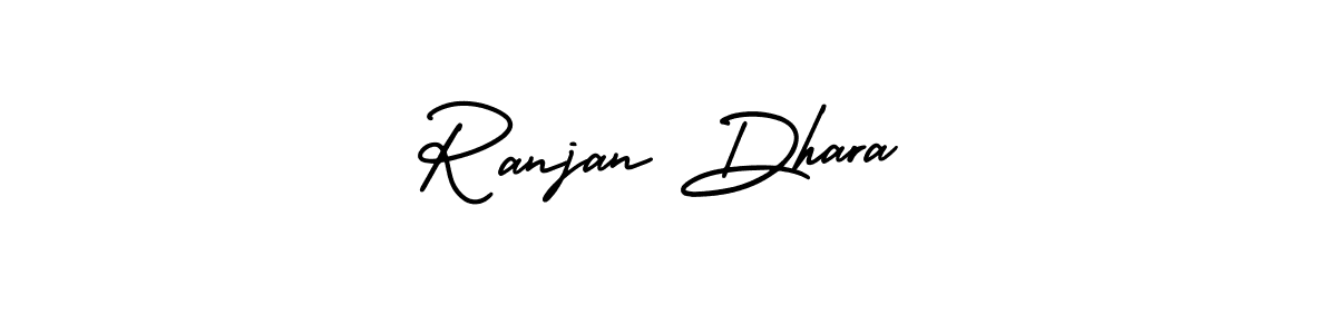Similarly AmerikaSignatureDemo-Regular is the best handwritten signature design. Signature creator online .You can use it as an online autograph creator for name Ranjan Dhara. Ranjan Dhara signature style 3 images and pictures png