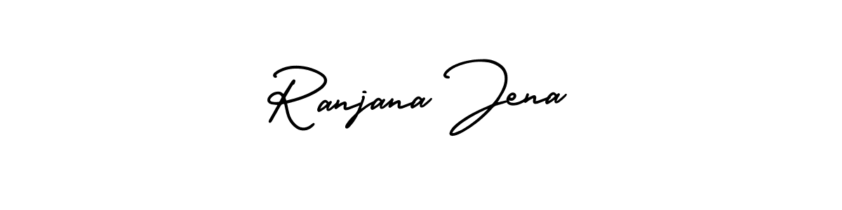 It looks lik you need a new signature style for name Ranjana Jena. Design unique handwritten (AmerikaSignatureDemo-Regular) signature with our free signature maker in just a few clicks. Ranjana Jena signature style 3 images and pictures png