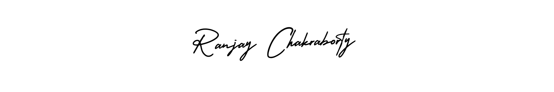 Make a short Ranjay Chakraborty signature style. Manage your documents anywhere anytime using AmerikaSignatureDemo-Regular. Create and add eSignatures, submit forms, share and send files easily. Ranjay Chakraborty signature style 3 images and pictures png