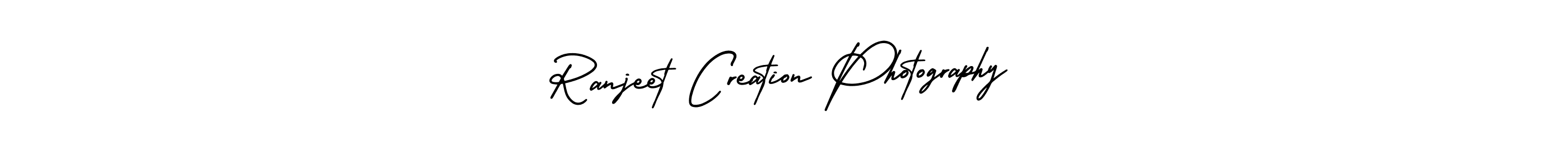 Ranjeet Creation Photography stylish signature style. Best Handwritten Sign (AmerikaSignatureDemo-Regular) for my name. Handwritten Signature Collection Ideas for my name Ranjeet Creation Photography. Ranjeet Creation Photography signature style 3 images and pictures png