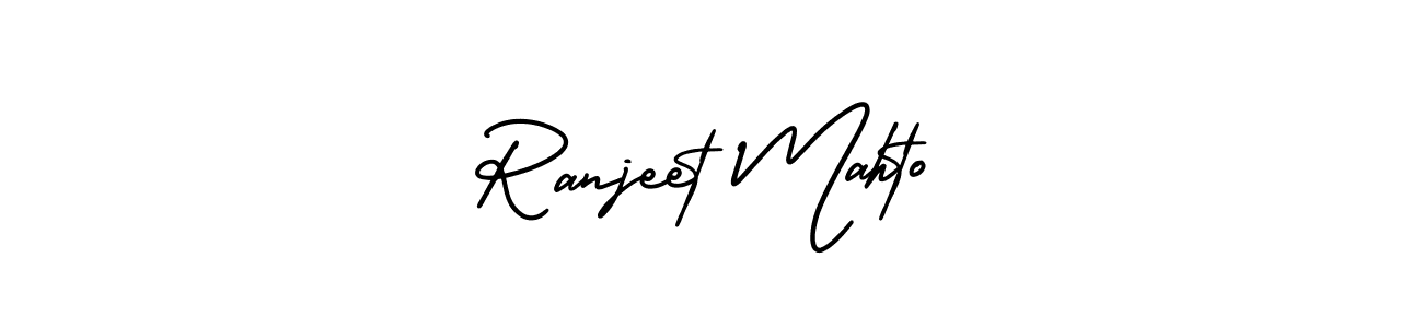 How to make Ranjeet Mahto signature? AmerikaSignatureDemo-Regular is a professional autograph style. Create handwritten signature for Ranjeet Mahto name. Ranjeet Mahto signature style 3 images and pictures png