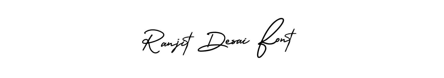 Similarly AmerikaSignatureDemo-Regular is the best handwritten signature design. Signature creator online .You can use it as an online autograph creator for name Ranjit Desai Font. Ranjit Desai Font signature style 3 images and pictures png