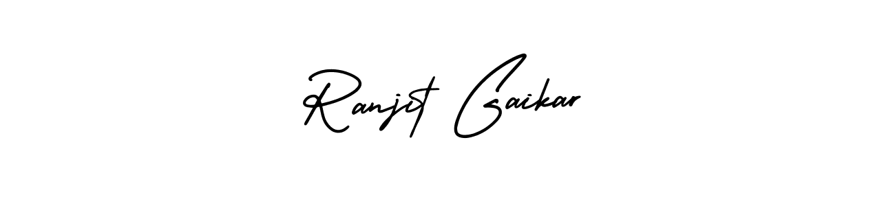 How to make Ranjit Gaikar signature? AmerikaSignatureDemo-Regular is a professional autograph style. Create handwritten signature for Ranjit Gaikar name. Ranjit Gaikar signature style 3 images and pictures png