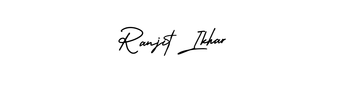 Also we have Ranjit Ikhar name is the best signature style. Create professional handwritten signature collection using AmerikaSignatureDemo-Regular autograph style. Ranjit Ikhar signature style 3 images and pictures png