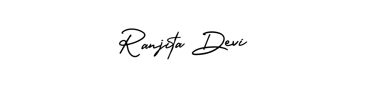Make a beautiful signature design for name Ranjita Devi. Use this online signature maker to create a handwritten signature for free. Ranjita Devi signature style 3 images and pictures png