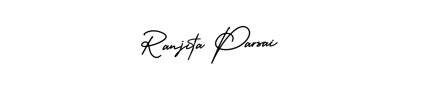 Best and Professional Signature Style for Ranjita Parsai. AmerikaSignatureDemo-Regular Best Signature Style Collection. Ranjita Parsai signature style 3 images and pictures png