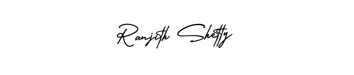 AmerikaSignatureDemo-Regular is a professional signature style that is perfect for those who want to add a touch of class to their signature. It is also a great choice for those who want to make their signature more unique. Get Ranjith Shetty name to fancy signature for free. Ranjith Shetty signature style 3 images and pictures png