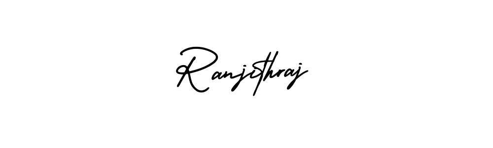 It looks lik you need a new signature style for name Ranjithraj. Design unique handwritten (AmerikaSignatureDemo-Regular) signature with our free signature maker in just a few clicks. Ranjithraj signature style 3 images and pictures png