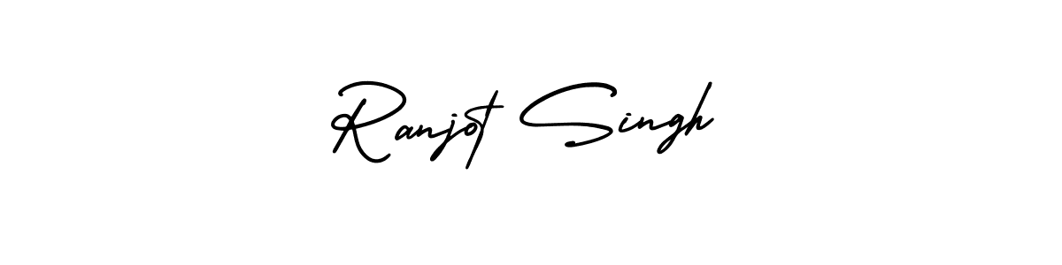 How to make Ranjot Singh signature? AmerikaSignatureDemo-Regular is a professional autograph style. Create handwritten signature for Ranjot Singh name. Ranjot Singh signature style 3 images and pictures png